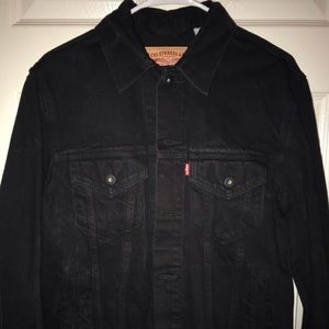 Levi black denim jacket